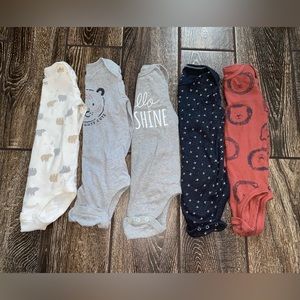 18 month long sleeve onesie bundle